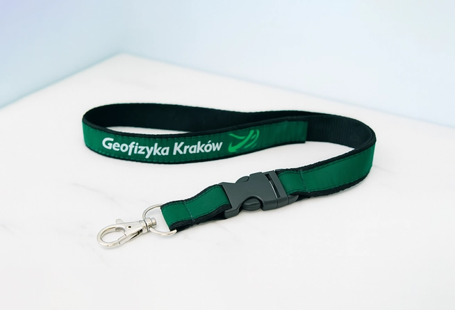 smycze reklamowe dwuwarstwowe personalizowane